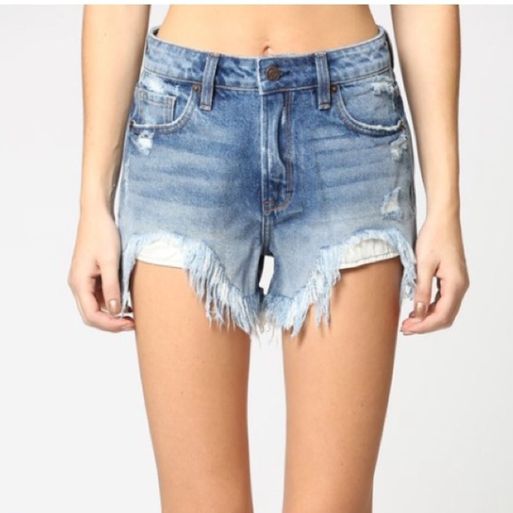 Hidden Denim Cut Off Shorts